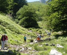 Tough descent in Urkiola